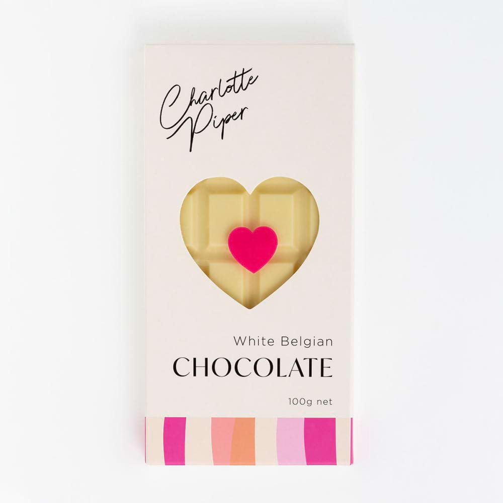 Charlotte Piper white chocolate bar