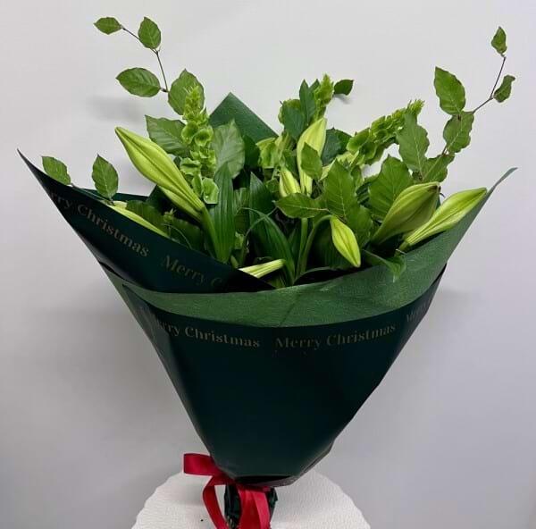 Wrapped Christmas Lilies