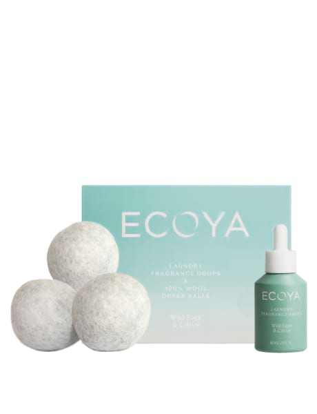 ECOYA Wild Sage & Citrus Laundry Dryer Ball Set