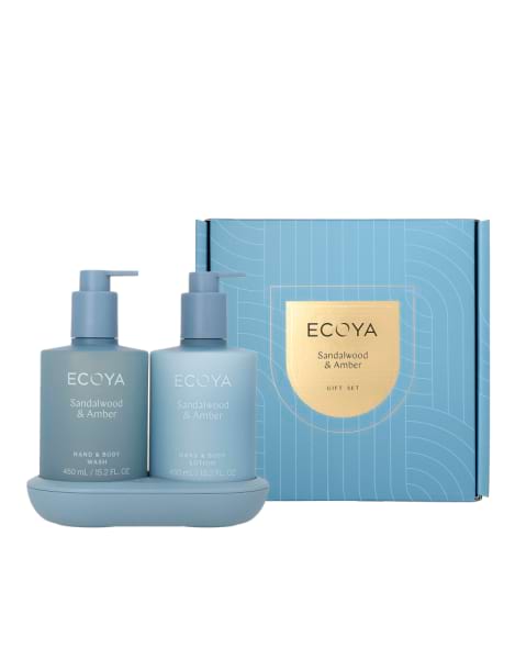 ECOYA Sandalwood & Amber Bathroom Edit