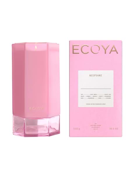 ECOYA Keepsake Candle Pink