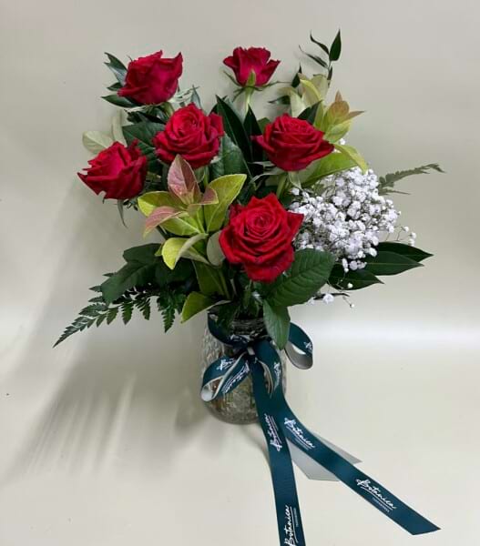 6 Red Roses
