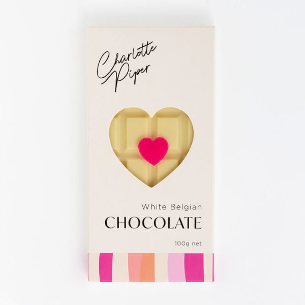 Charlotte Piper white chocolate bar
